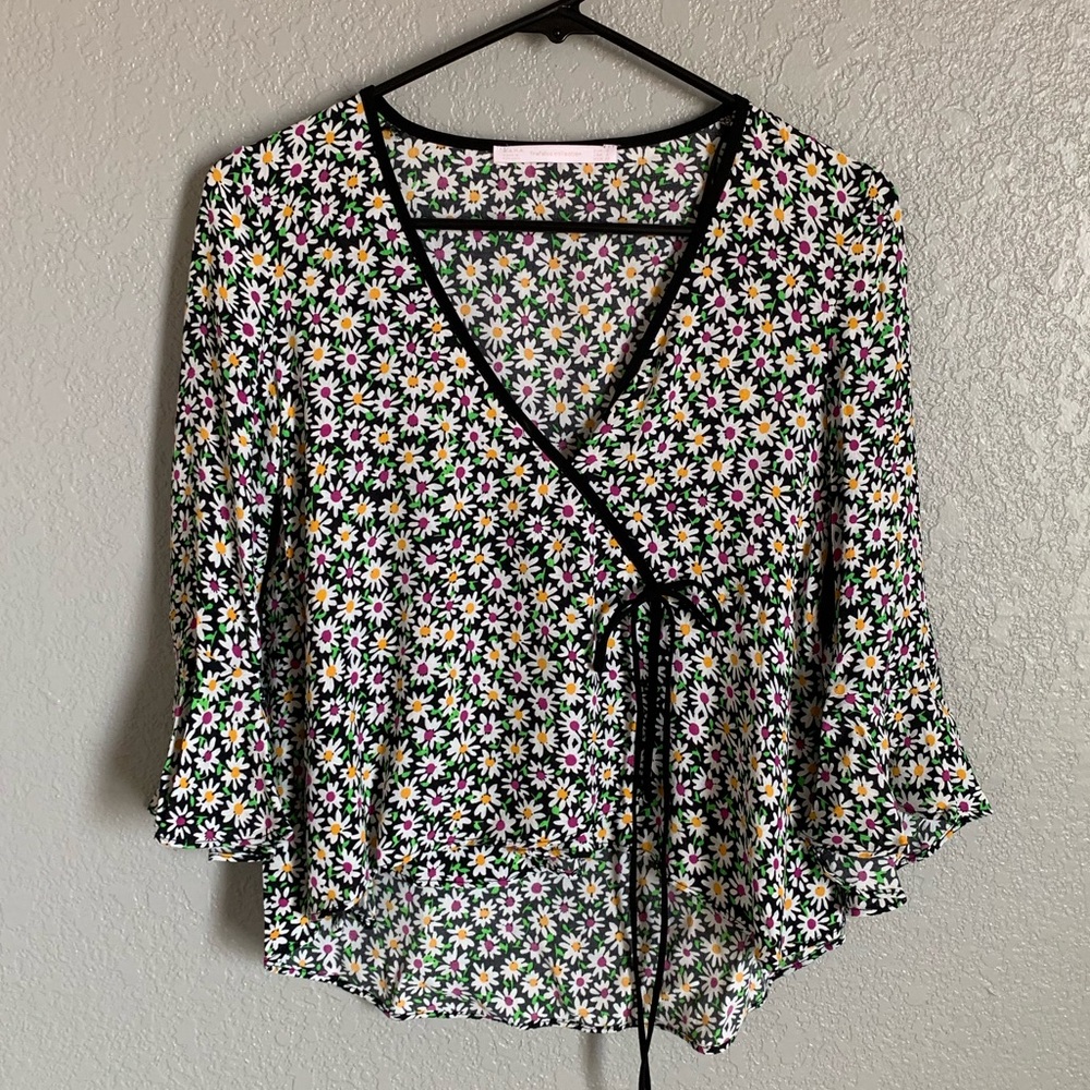 Zara TRF Floral Top